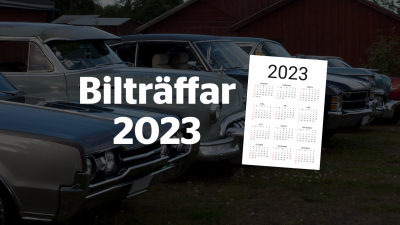 Bilträffar, cruising och veteranbilsträffar - Kalender 2023