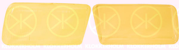 Lykteglass, hovedlys - Audi - 80