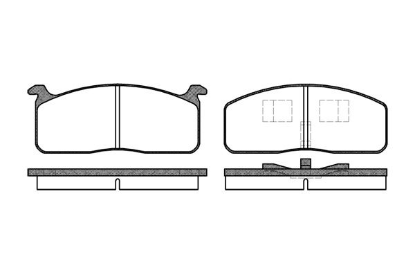 Bremseklosser sett - Toyota - Hi-lux, Hi-ace