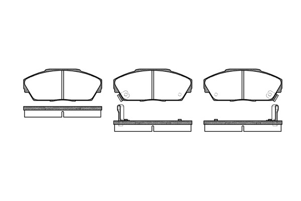 Bremseklosser sett - Honda - Accord, Crx, Prelude, Legend. Rover - 800-serie