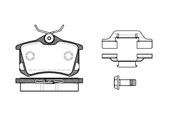 Bromsbelägg Remsa - VW - Citroen - Renault - Peugeot - Seat - Audi - Skoda - Fiat