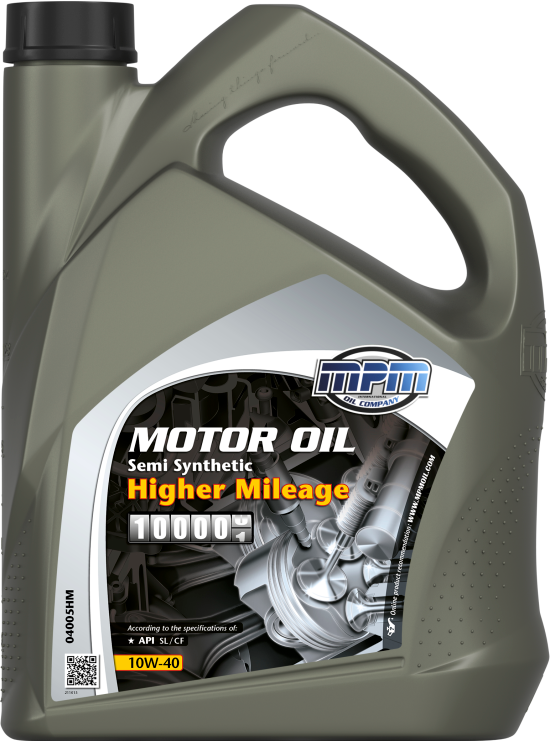 MPM Semi Synthetic Higher Mileage 10W-40 Motorolja Dunk 5 l - Motorolja - Volvo - Fiat - Mitsubishi - Mazda - Toyota - Nissan - Galloper - Hyundai