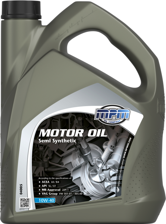 MPM Semi Synthetic 10W-40 Motorolje Dunk 5 l - Motorolje - Volvo - VW - Renault - Toyota - Opel - Ford - Mercedes - Fiat