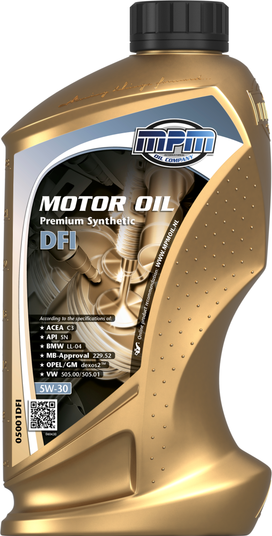 MPM Premium Synthetic DFI 5W-30 Motorolja 1 l - Motorolja - Mercedes - BMW - Mini - Seat - Ssangyong