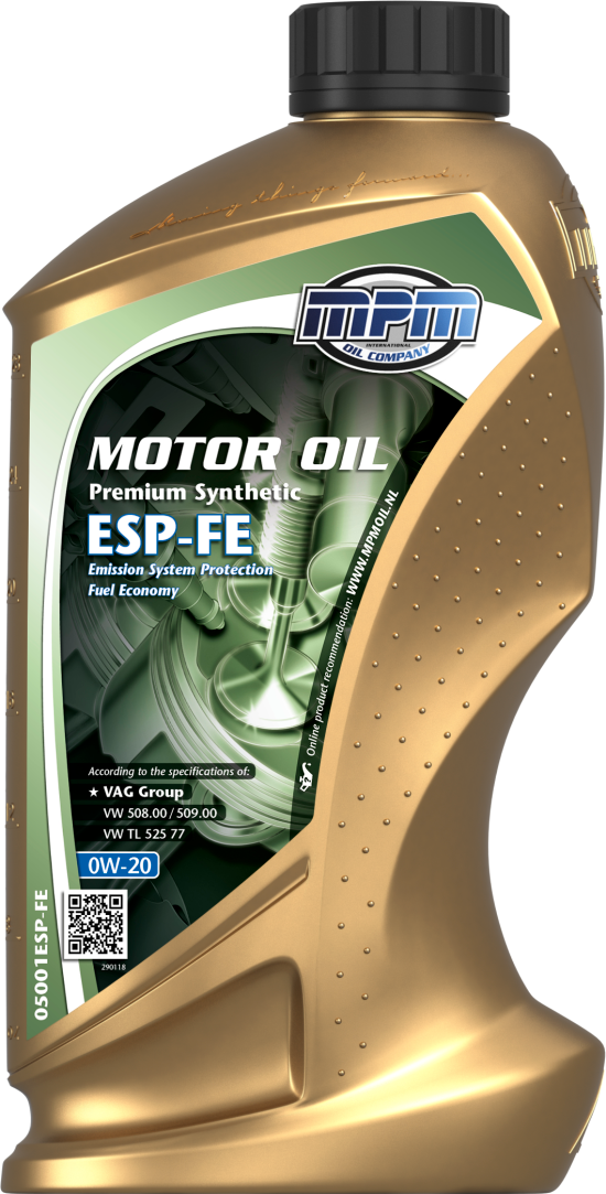 MPM Premium Synthetic ESP-FE 0W-20 Motorolja 1 l - Motorolja - VW - Audi - Skoda - Seat - Kia - Hyundai - Porsche - Nissan