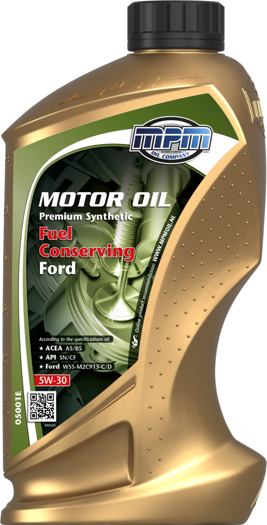 MPM Premium Synthetic Fuel Conserving Ford 5W-30 Motorolja 1 l - Motorolja - Volvo - Ford - Kia - Hyundai - Honda - Land-rover - Iveco - Nissan