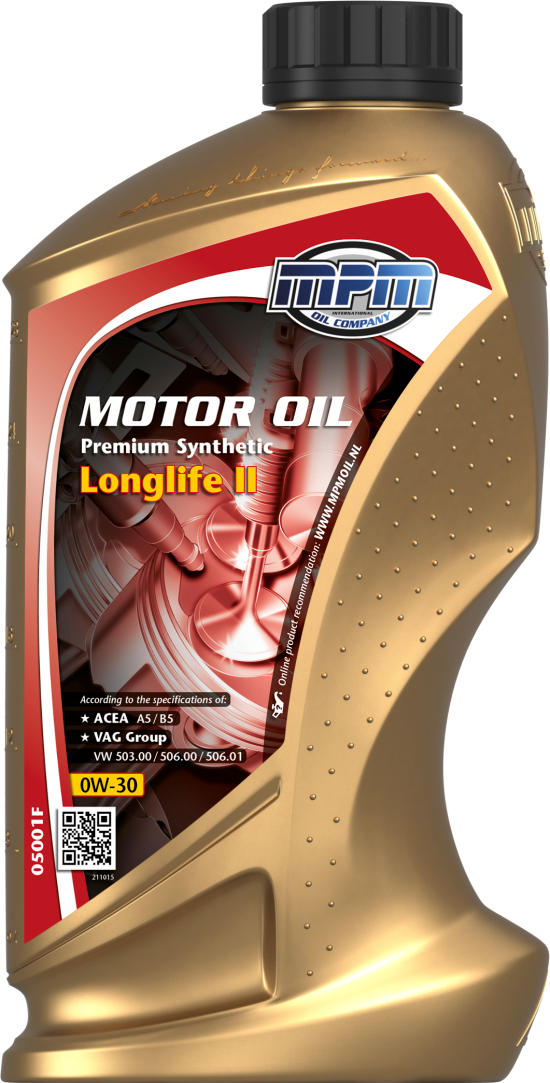 MPM Premium Synthetic Longlife II 0W-30 Motorolja 1 l - Motorolja - VW - Kia - Mitsubishi