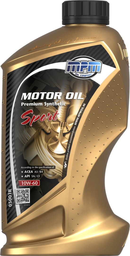 MPM Premium Synthetic Sport 10W-60 Motorolja 1 l - Motorolja - Alfa romeo - BMW - Aston martin - Ferrari