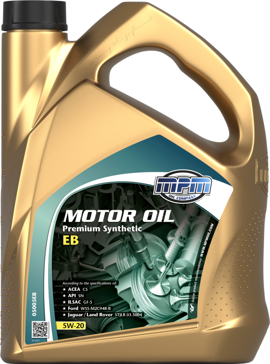 MPM Premium Synthetic EB 5W-20 Motorolja Dunk 5 l - Motorolja - Ford - Land-rover - Jaguar
