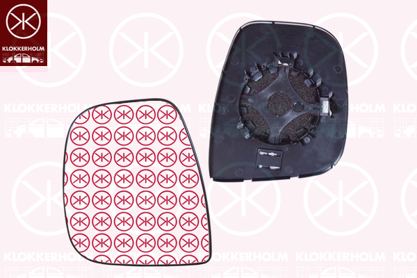 Spegelglas Klokkerholm - Citroen - Berlingo. Peugeot - Partner - OE 1608181380