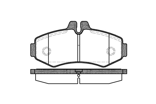 Bromsbelägg Remsa - Mercedes - W638 - OE 2302220904,34200120,4214110,A0034200120,A6384210010,6384210010,0034205420,A0004200120