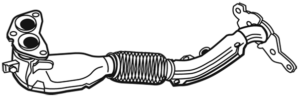 Eksosrør - Mitsubishi - Colt, Lancer