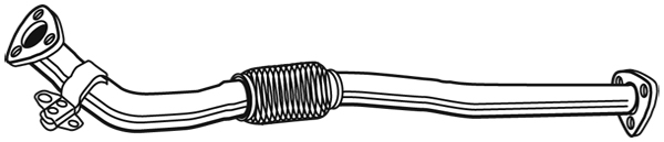 Mellanrör Walker - Opel - Astra - OE 5854304,55557529