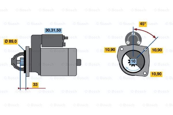 STARTMOTOR-P07 Bosch