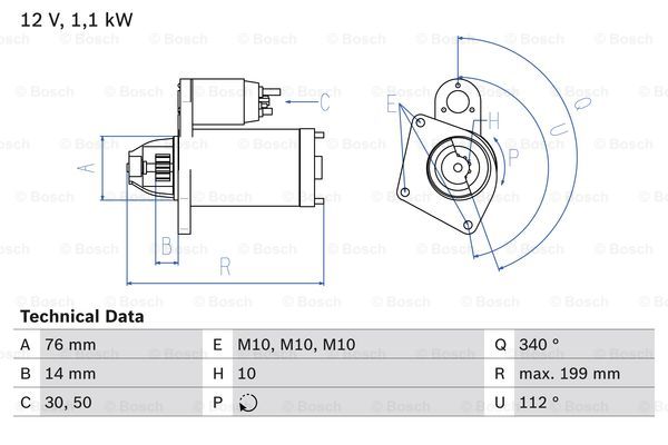 Starter 2090 - Ford - Fiesta, Ka