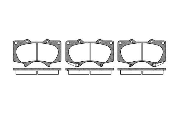 Bromsbelägg Roadhouse - Toyota - Hi-lux, Land cruiser, Fj cruiser. Mitsubishi - Pajero