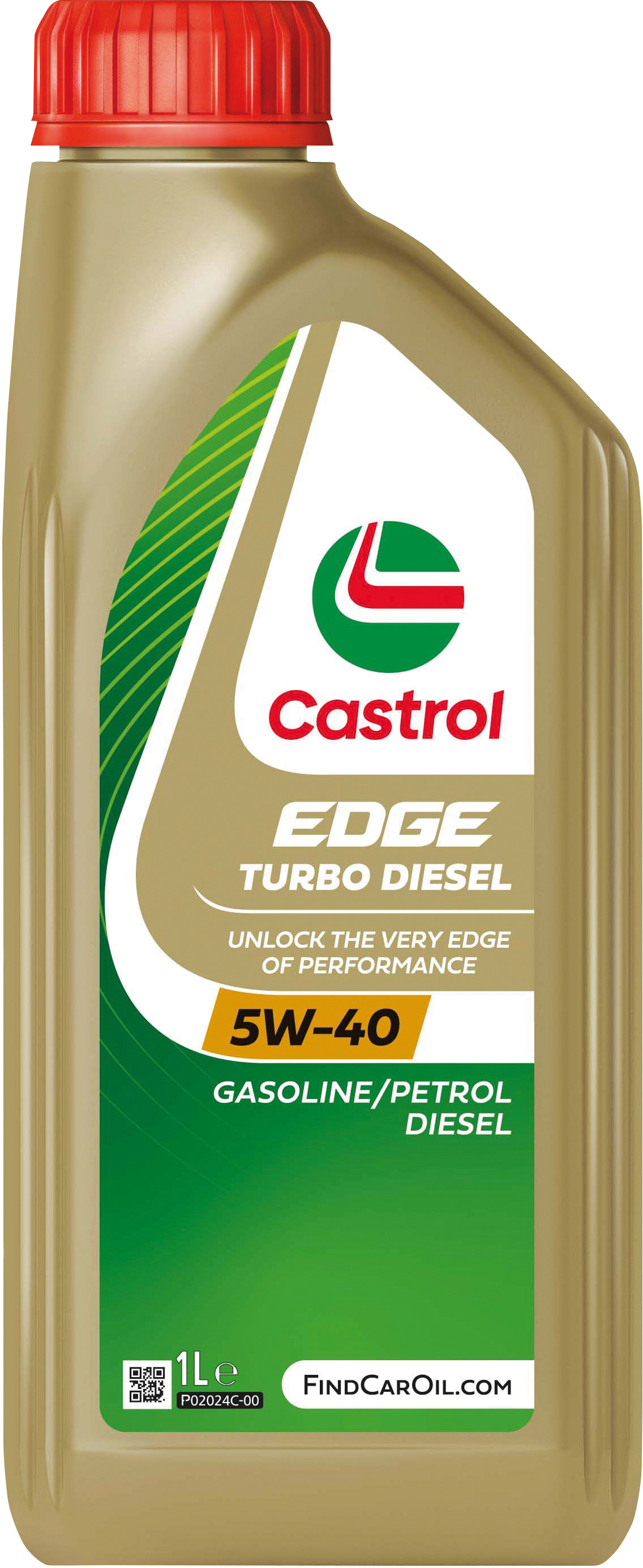 Castrol Edge Titanium Turbo Diesel 5W-40 Motorolje 1 l - Motorolje - VW - Volvo - Mercedes - Renault - Saab - Opel - Fiat - Audi