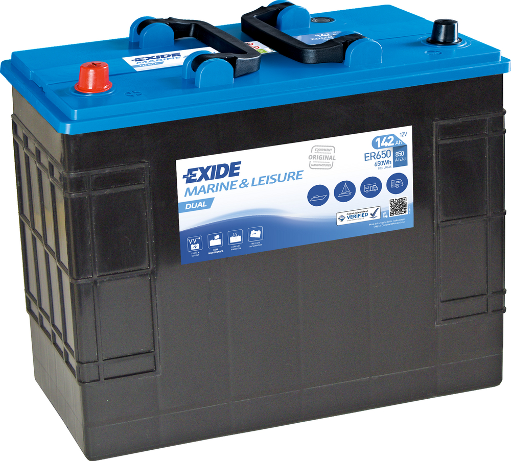 Exide Dual ER600 120 Ah