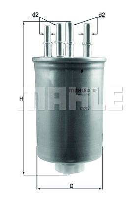 MAHLE ORIGINAL Drivstoffilter KL 1026 - Jaguar - Xf, Xj