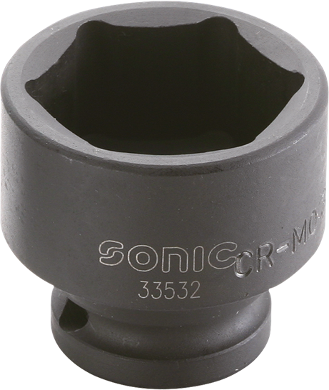 Krafthylsa 1/2" 6-kant 38 mm