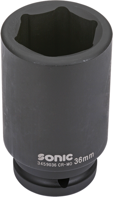 Krafthylsa 3/4" 6-kant 50 mm Lång