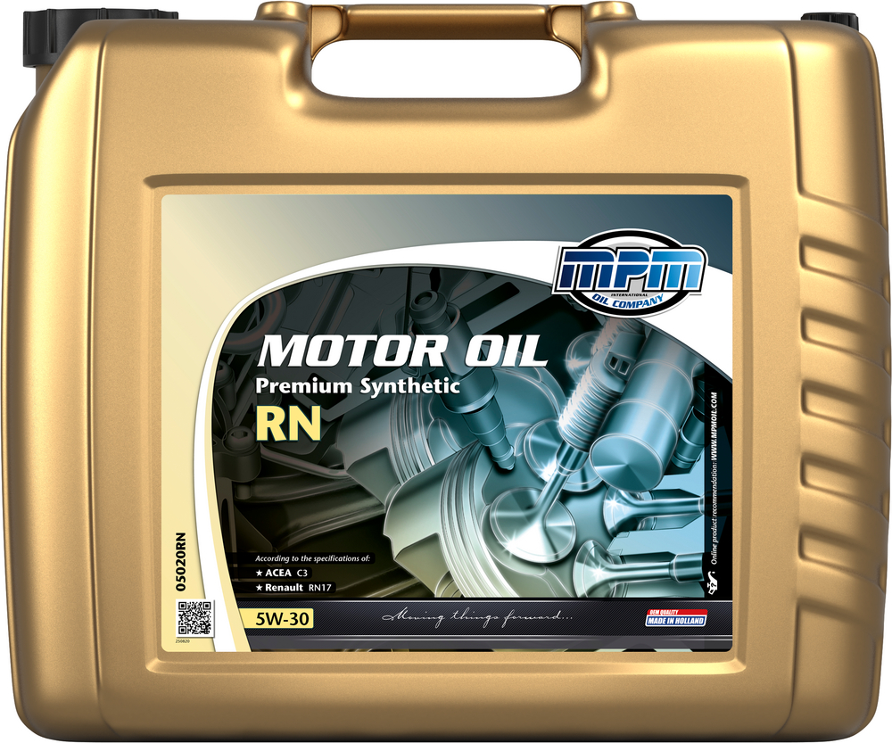 MPM Premium Synthetic RN 5W-30 Motorolja Dunk 20 l - Motorolja - Renault - Kia - Nissan - Honda - Dacia - Hyundai - Mercedes - Mitsubishi