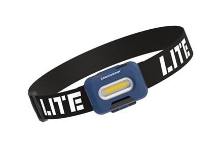 Kvalitetspannlampa med batterier och sensorfunktion som ger 150 lumen.