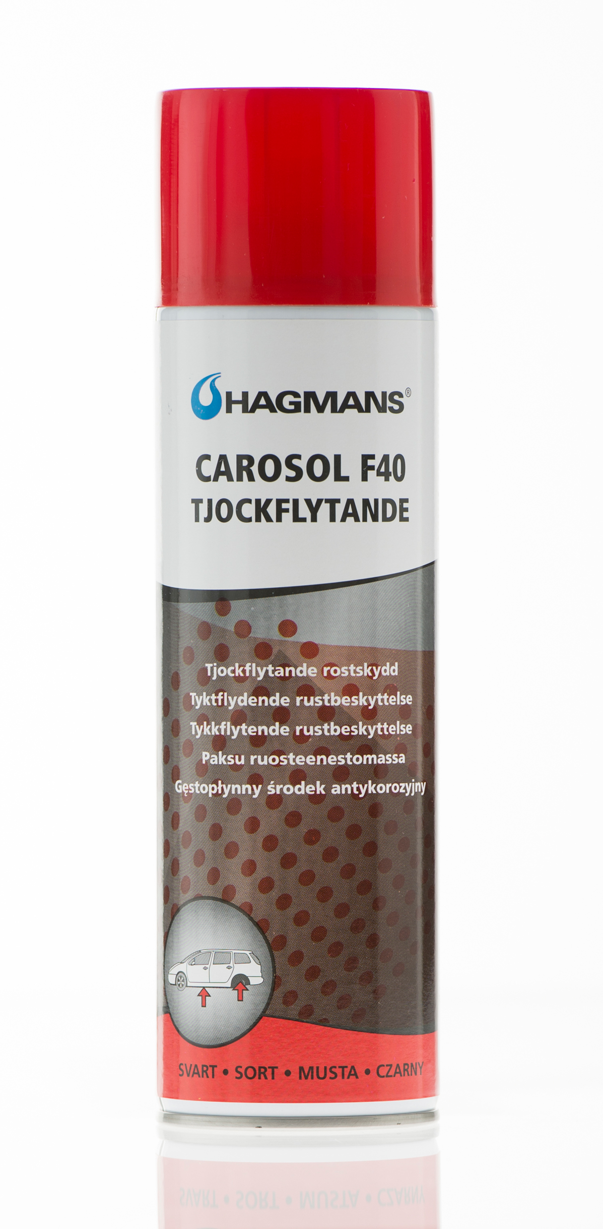 Hagmans Carosol F40 - Tjockflytande rostskyddsmedel 500 ml