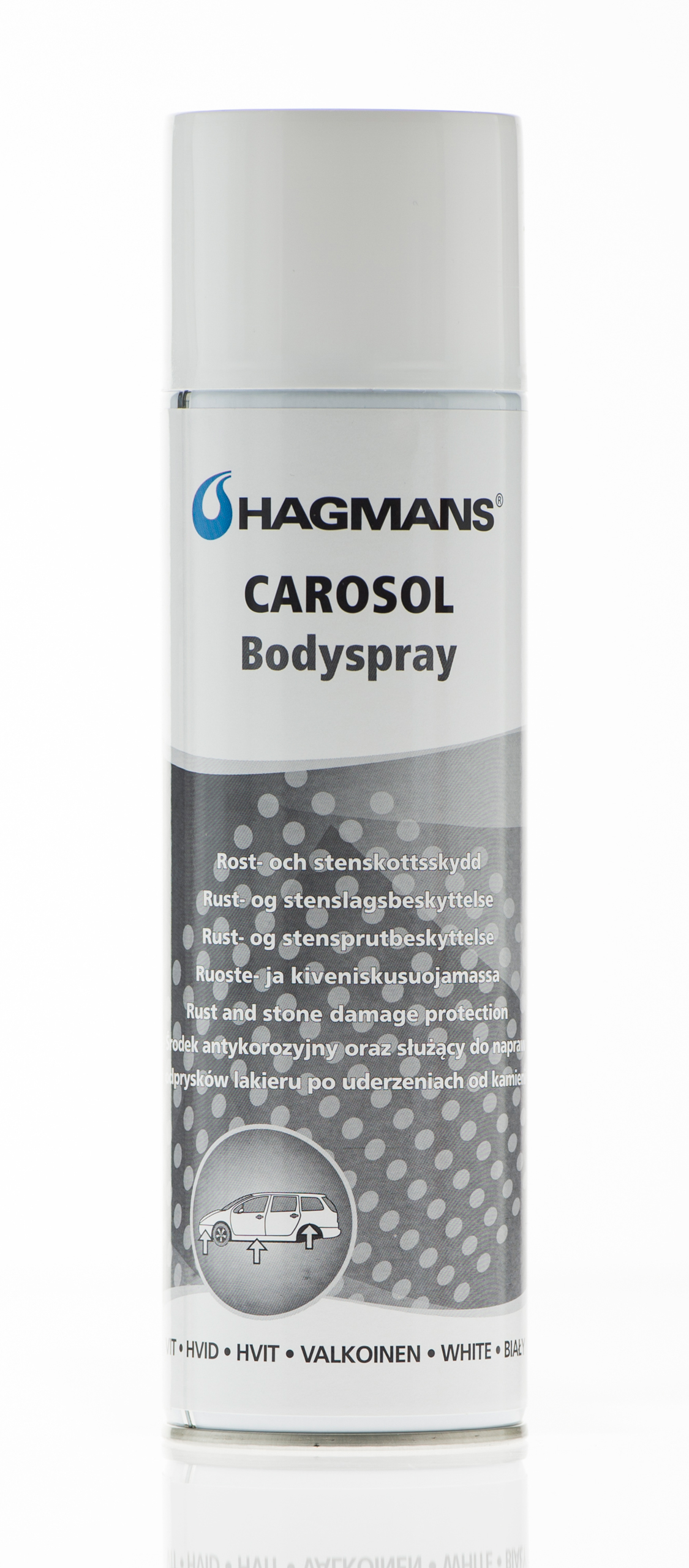 Hagmans Carosol Bodyspray - Rostskyddsspray Vit 500 ml