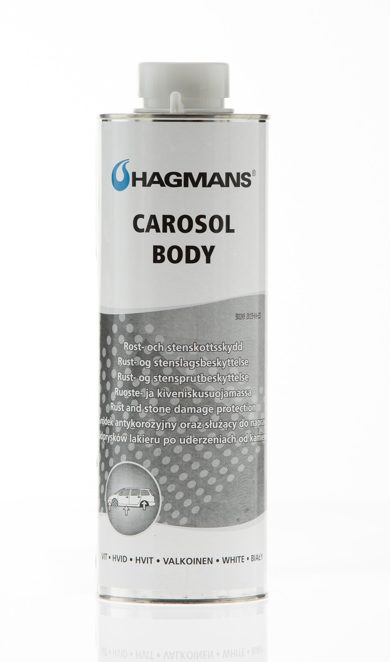 Hagmans Carosol Body - Rost- & stenskottsskyddsmedel Vit 1 l