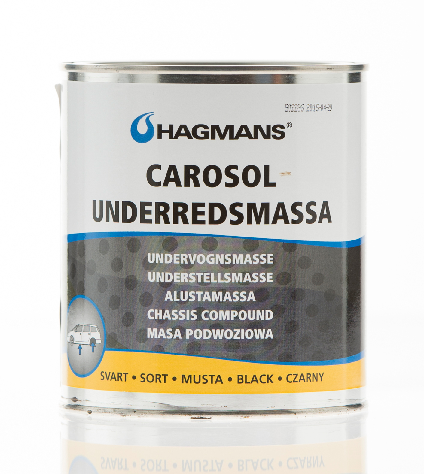 Hagmans Carosol Underredsmassa - Svart Burk 1 kg