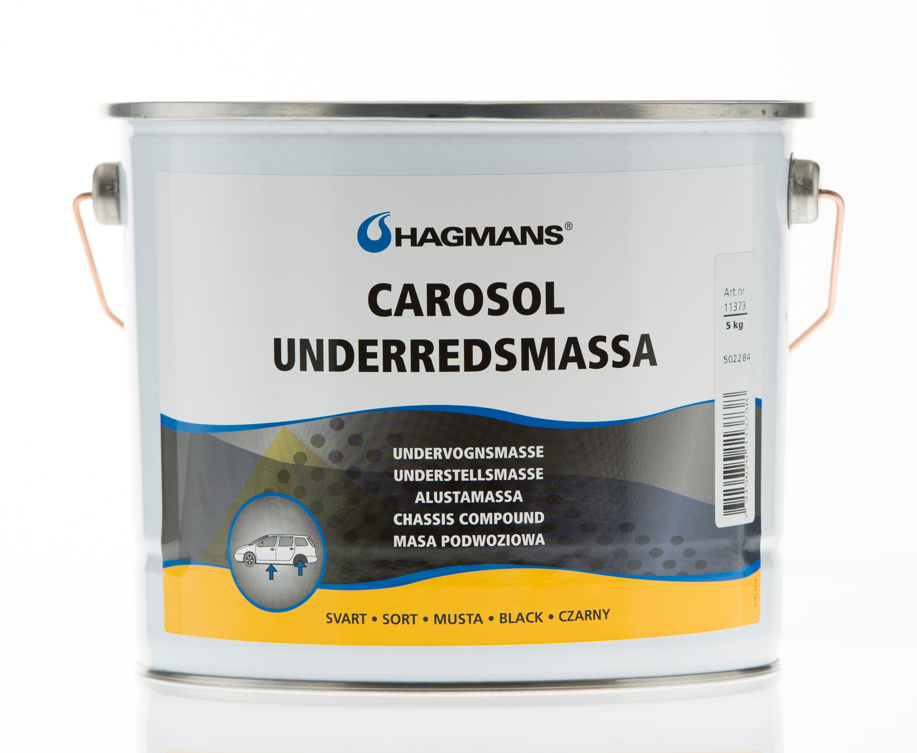 Hagmans Carosol Undertøy Pulp - Svart Jar 5 kg