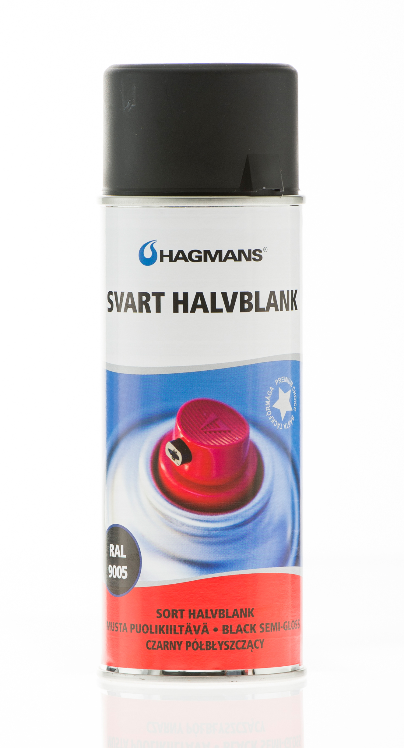 Hagmans Carosol - Spraymaling Svart 400 ml