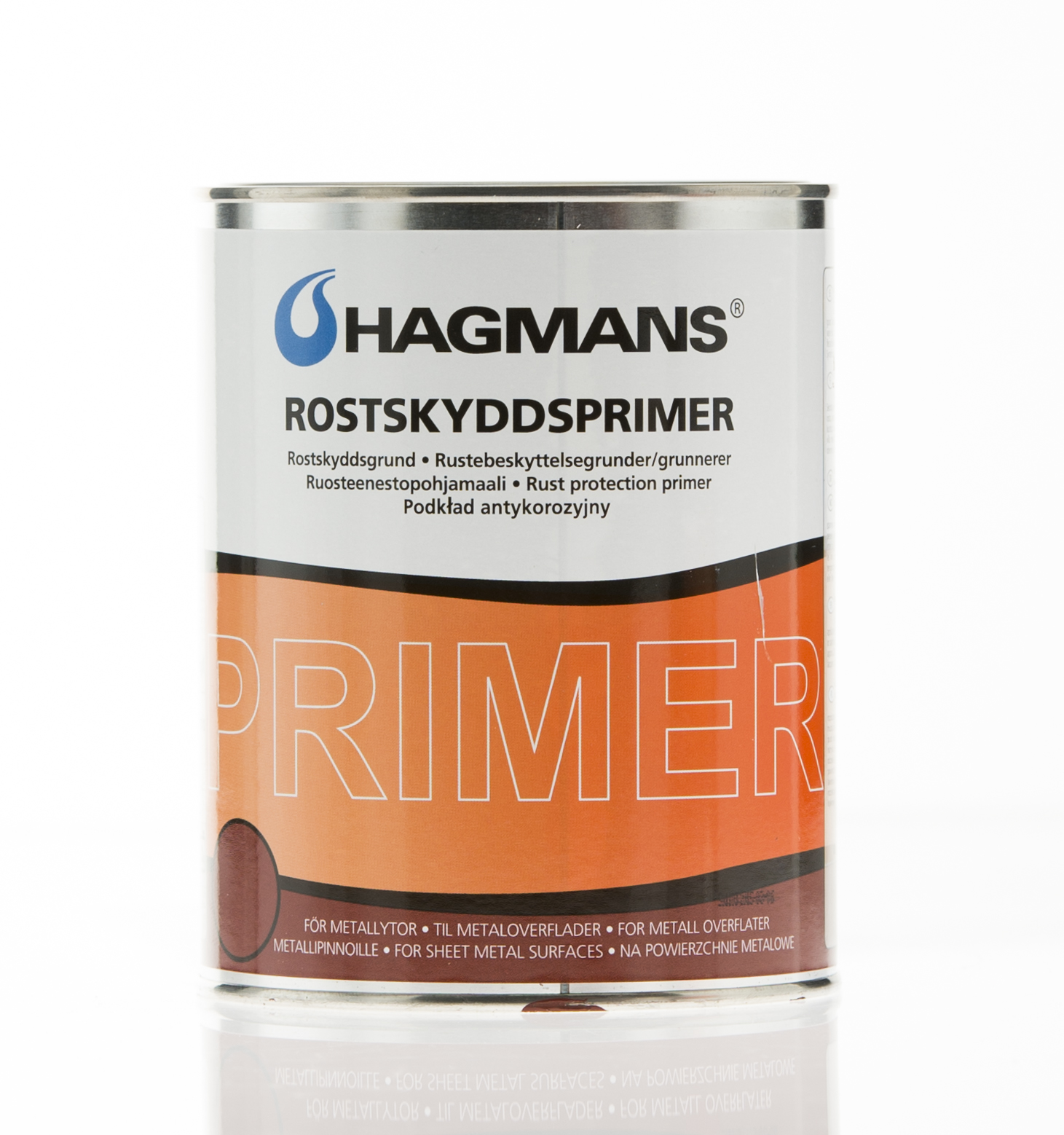 Hagmans Rostskyddsprimer - Röd 1 l