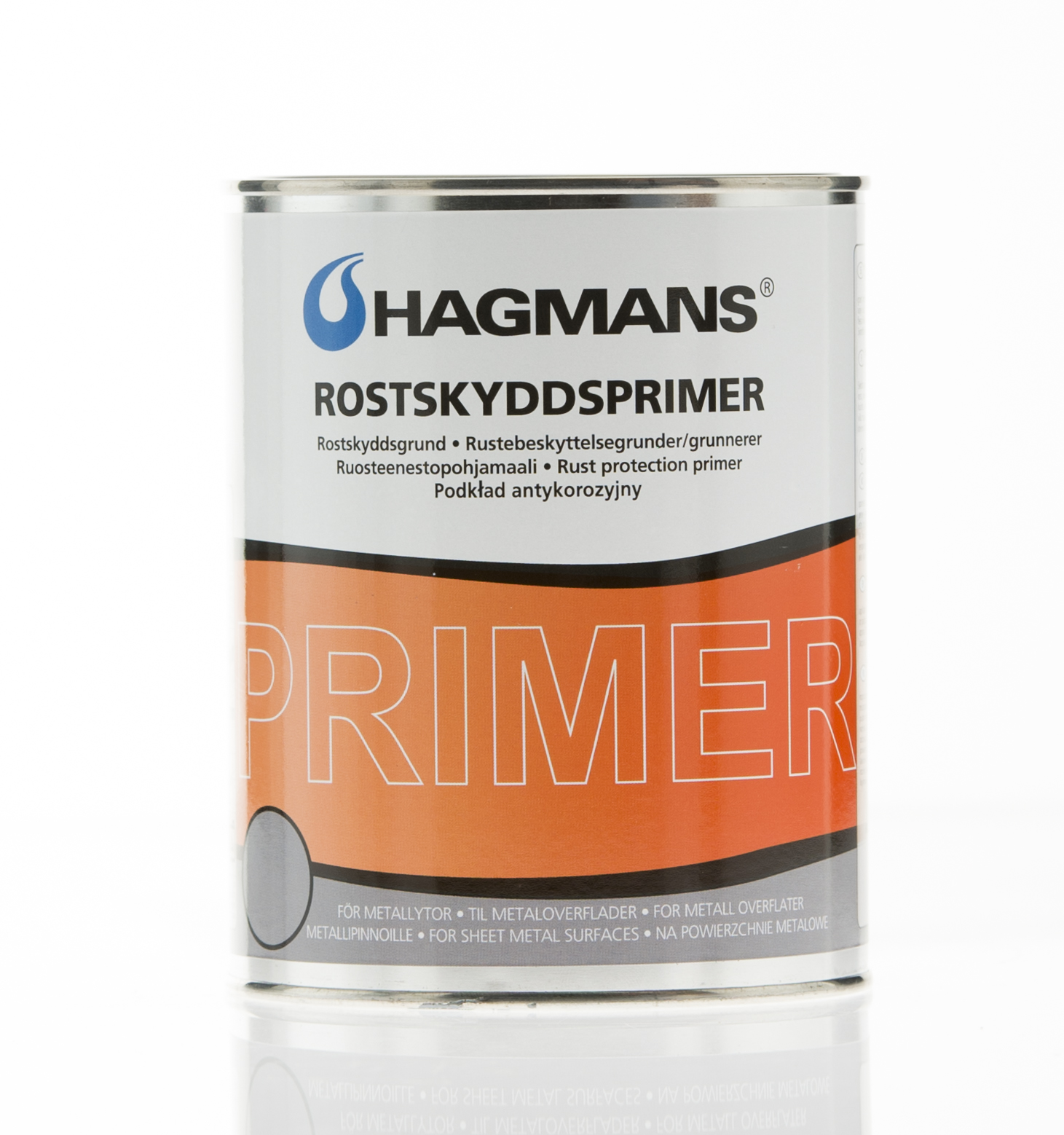 Hagmans Rostskyddsprimer - Grå 1 l