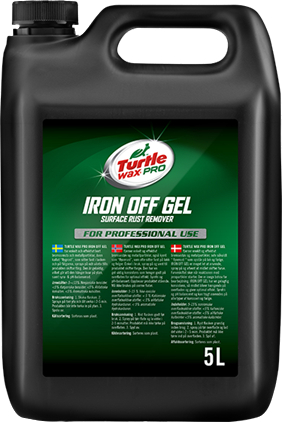 Turtle Wax Pro Iron Off Gel - Flygrostlösare Dunk 5 l