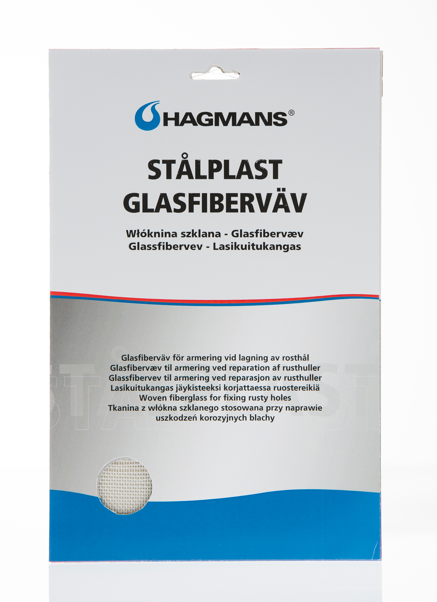 Hagmans Stålplast Glasfiberväv A4 - Spackel 1-pack