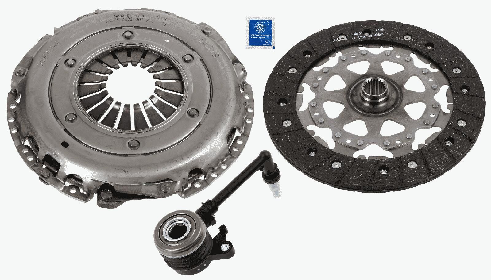 SACHS Kopplingssats XTend Kit plus CSC 3000 990 576 - Nissan - Qashqai, X-trail. Renault - Kadjar, Koleos