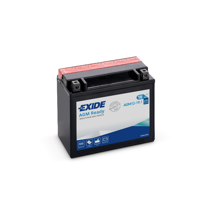 Exide AGM Ready AGM12-19.1 18 Ah - MC-batteri