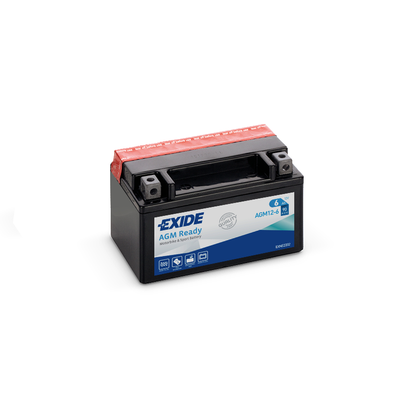 Exide AGM Ready AGM12-6 6 Ah - MC-batteri