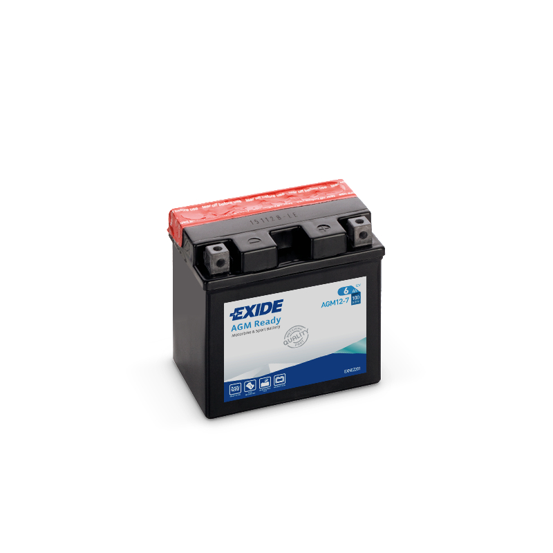 Exide AGM Ready AGM12-7 6 Ah - MC-batteri