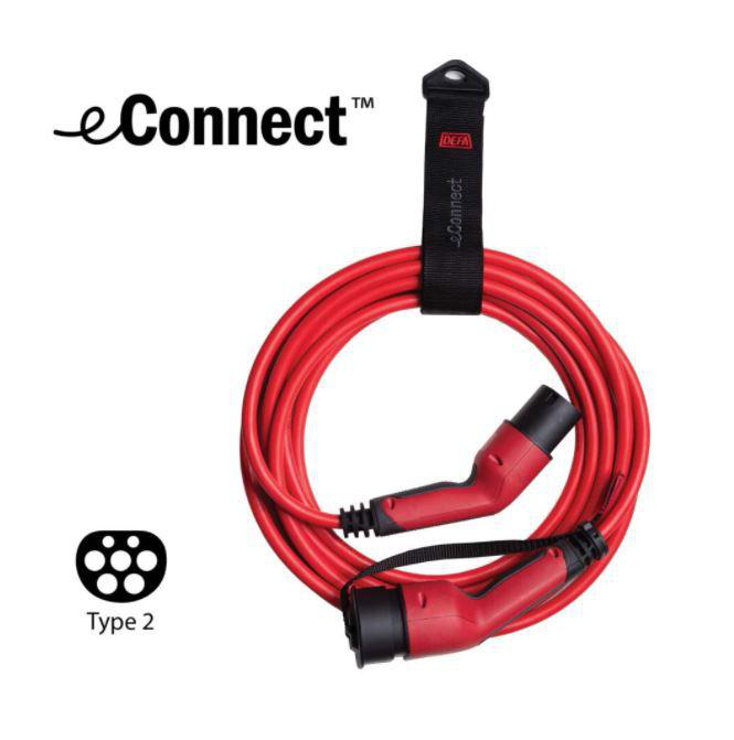 DEFA eConnect Red MODE3 T2-T2 1F 32A 7,5M 32 A,
