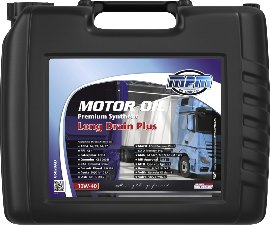 MPM Premium Synthetic Long Drain 10W-40 Motorolja Dunk 20 l - Motorolja