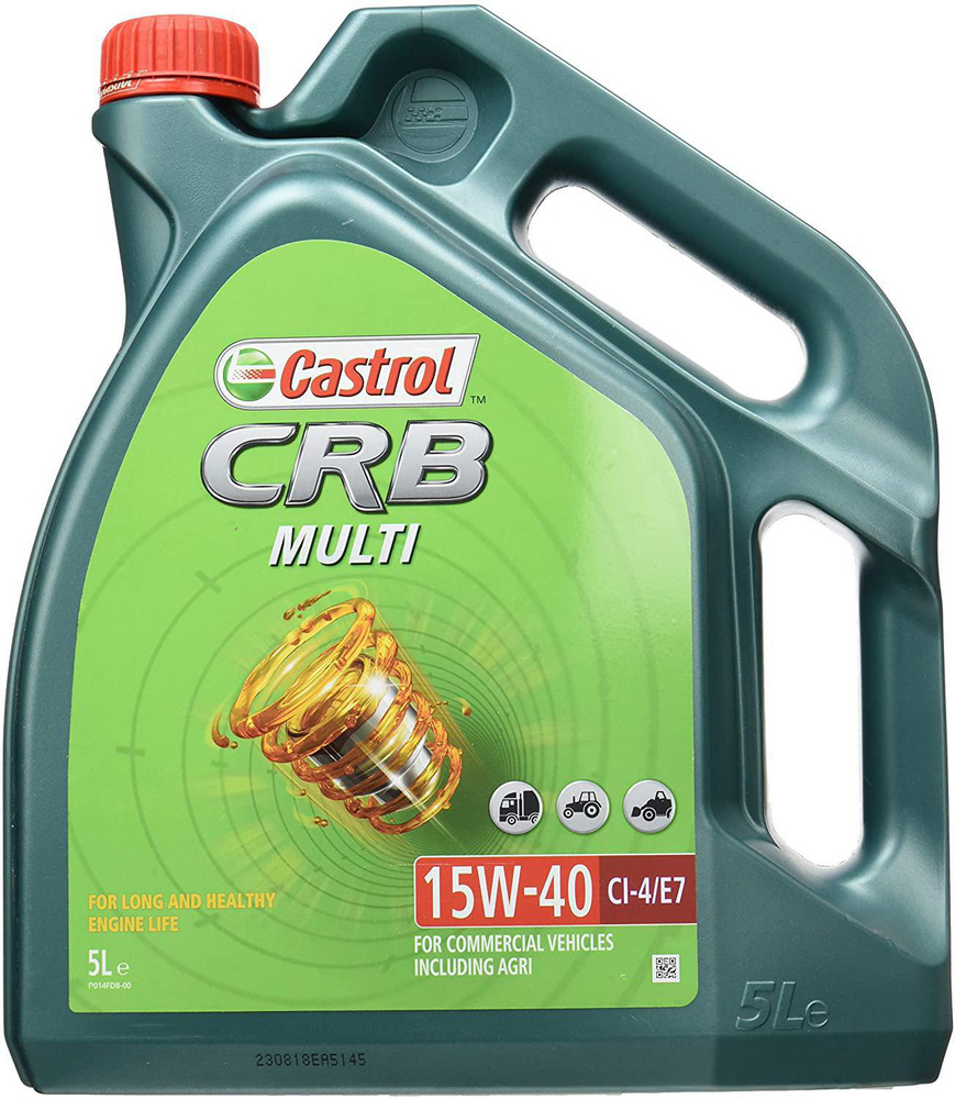 Castrol CRB Multi CI-4/E7 15W-40 Motorolja Dunk 5 l - Motorolja - Mercedes - Sprinter, W639, Viano. Iveco - Daily. Nissan - Nv200. Hyundai - H1