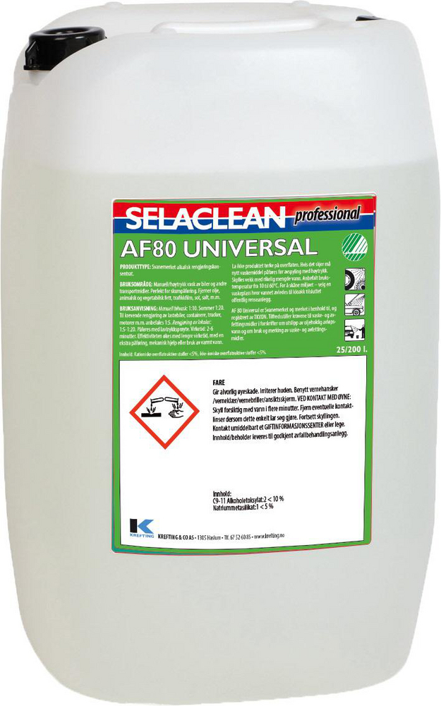Selaclean AF80 Universal - Universal Rengjøring 25000 ml