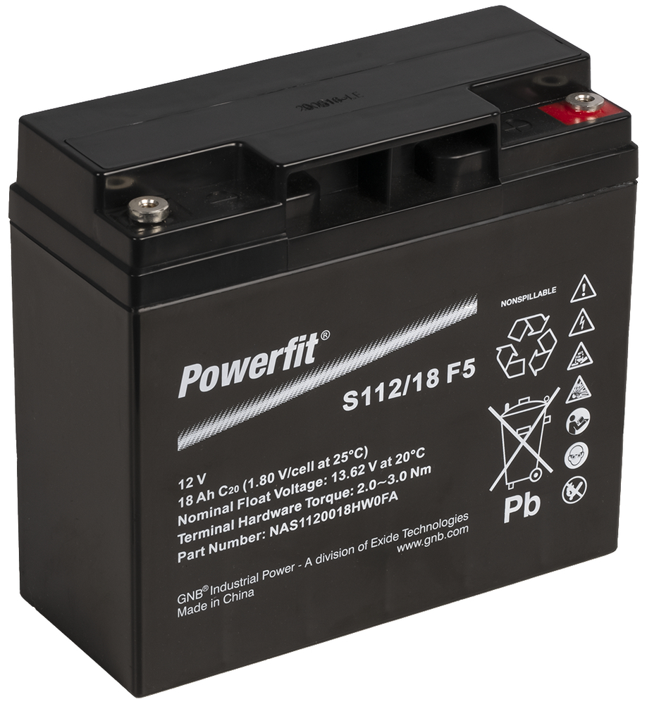 Exide Powerfit S112/18 F5 18 Ah