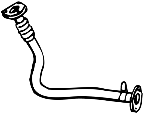 Främre rör Walker - Toyota - Land cruiser - OE 1740154050