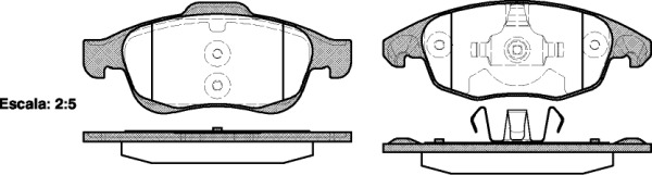 Bromsbelägg Roadhouse - Citroen - Berlingo, C4, C4 picasso, Ds5, Ds4. Peugeot - Partner, 5008. Ds - Ds4, Ds5