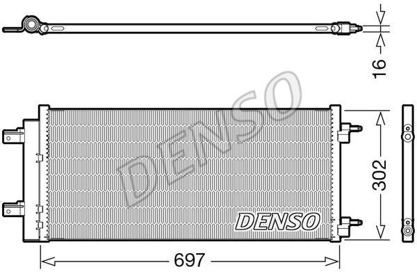 Kondensor Denso - Renault - Zoe - OE 921007736R