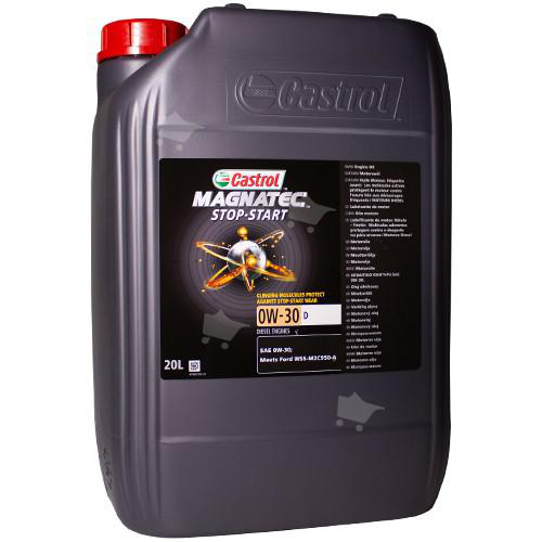 Castrol Magnatec D 0W-30 Motorolja Dunk 20 l - Motorolja - Ford - Toyota - Citroen - Honda